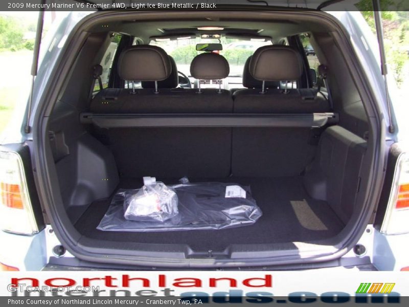 Light Ice Blue Metallic / Black 2009 Mercury Mariner V6 Premier 4WD