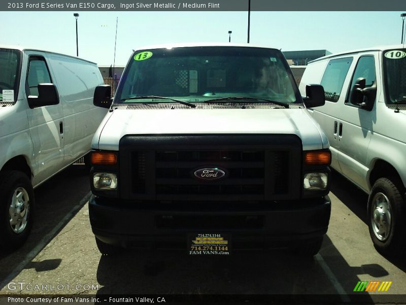 Ingot Silver Metallic / Medium Flint 2013 Ford E Series Van E150 Cargo