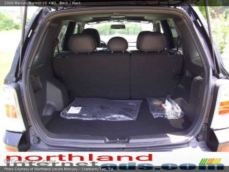 Black / Black 2009 Mercury Mariner V6 4WD