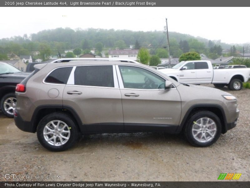 Light Brownstone Pearl / Black/Light Frost Beige 2016 Jeep Cherokee Latitude 4x4