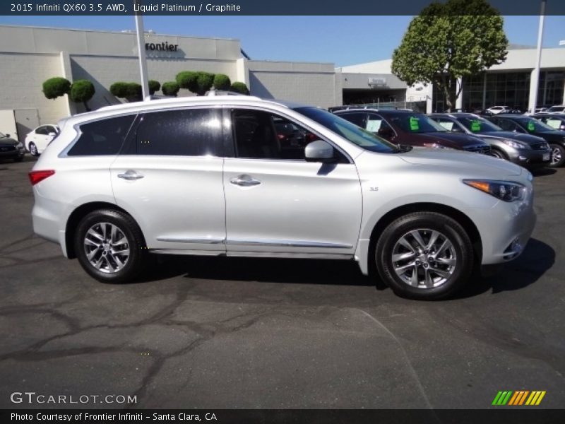 Liquid Platinum / Graphite 2015 Infiniti QX60 3.5 AWD