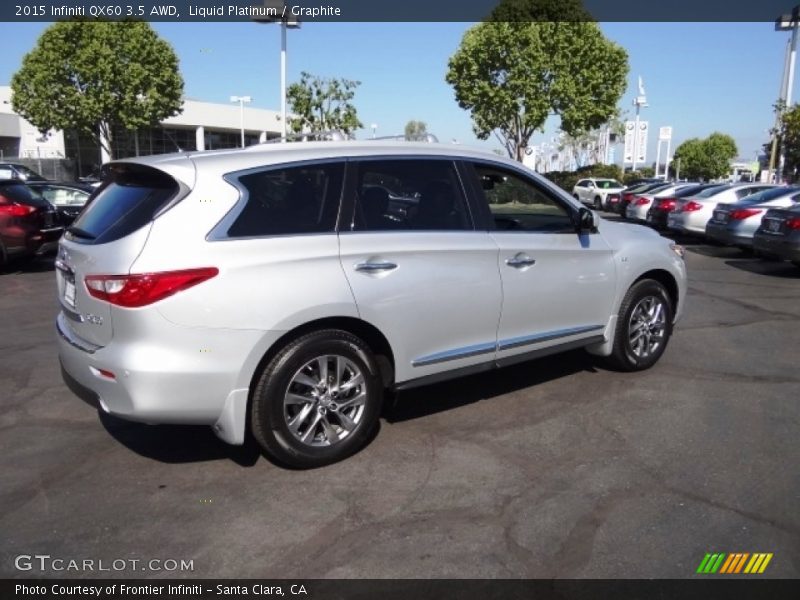 Liquid Platinum / Graphite 2015 Infiniti QX60 3.5 AWD