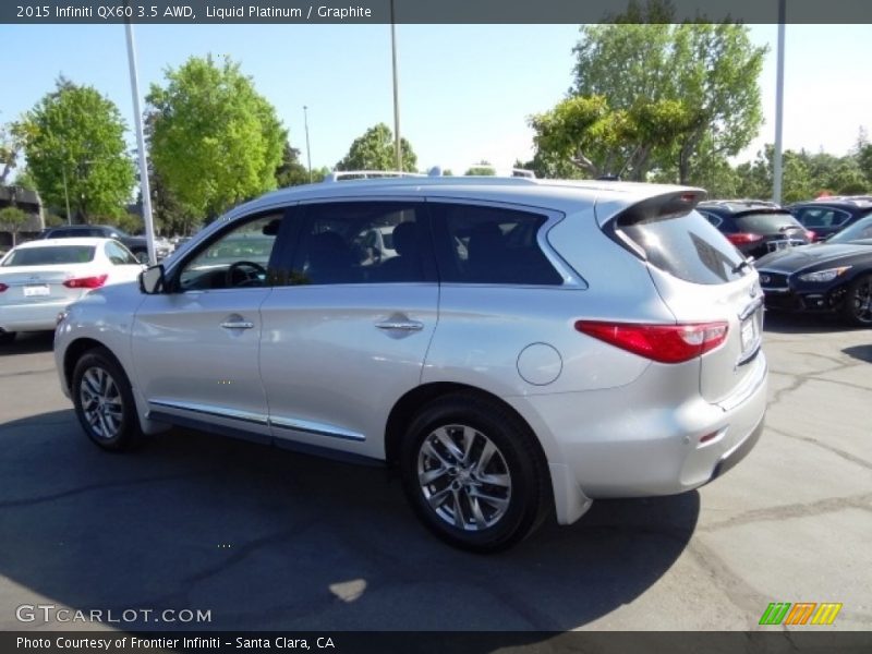 Liquid Platinum / Graphite 2015 Infiniti QX60 3.5 AWD