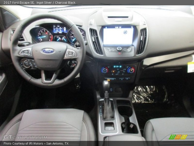 Ingot Silver / Charcoal Black 2017 Ford Escape SE
