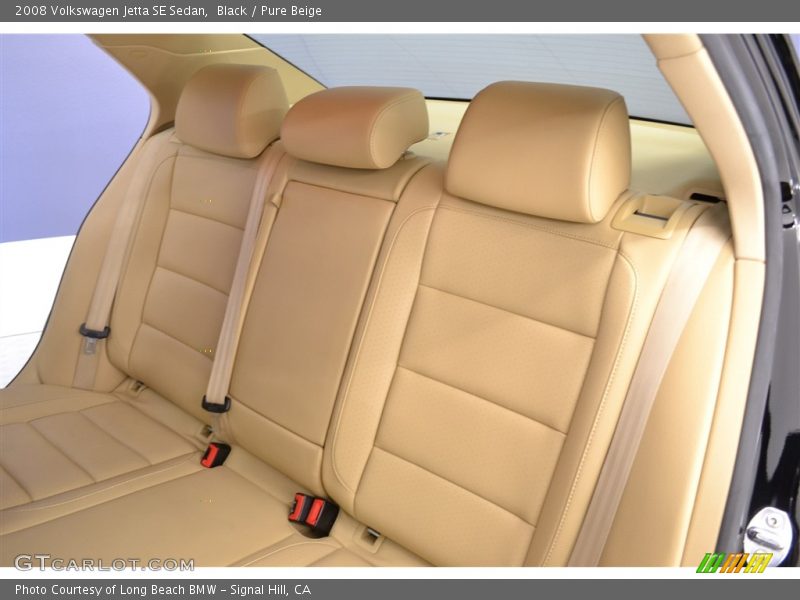 Black / Pure Beige 2008 Volkswagen Jetta SE Sedan