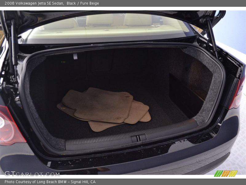 Black / Pure Beige 2008 Volkswagen Jetta SE Sedan