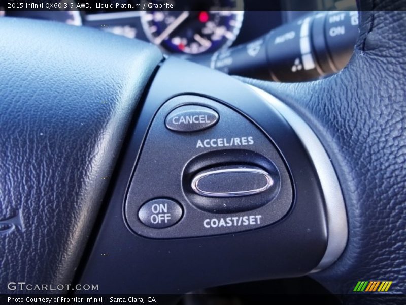 Liquid Platinum / Graphite 2015 Infiniti QX60 3.5 AWD