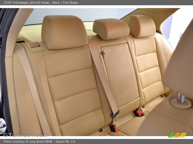 Black / Pure Beige 2008 Volkswagen Jetta SE Sedan
