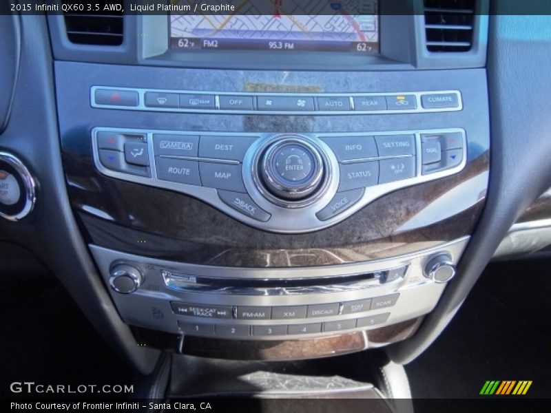 Liquid Platinum / Graphite 2015 Infiniti QX60 3.5 AWD
