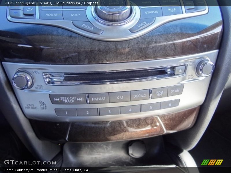 Liquid Platinum / Graphite 2015 Infiniti QX60 3.5 AWD
