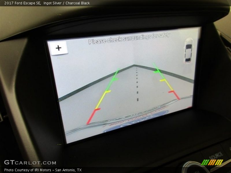 Ingot Silver / Charcoal Black 2017 Ford Escape SE
