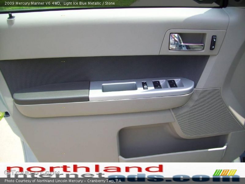 Light Ice Blue Metallic / Stone 2009 Mercury Mariner V6 4WD