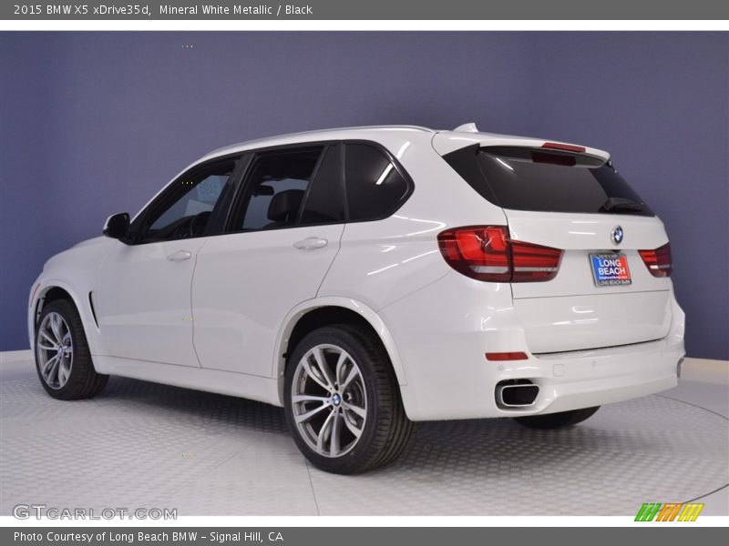 Mineral White Metallic / Black 2015 BMW X5 xDrive35d
