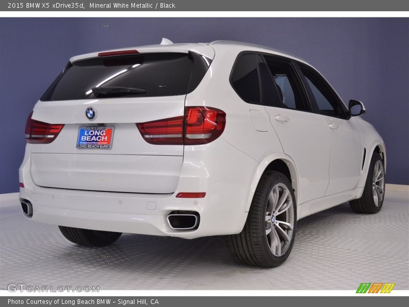 Mineral White Metallic / Black 2015 BMW X5 xDrive35d