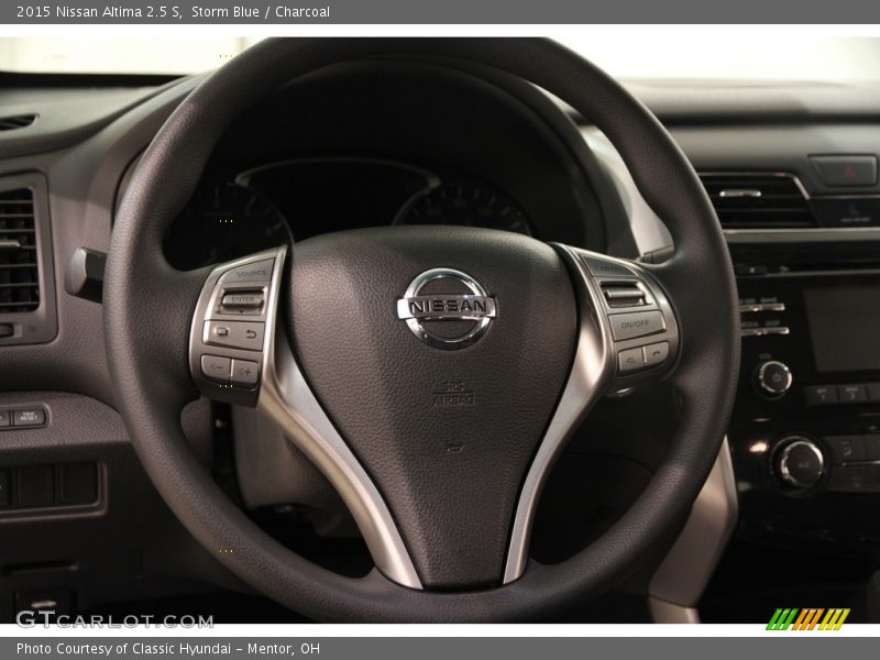 Storm Blue / Charcoal 2015 Nissan Altima 2.5 S