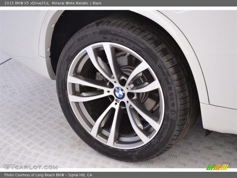 Mineral White Metallic / Black 2015 BMW X5 xDrive35d