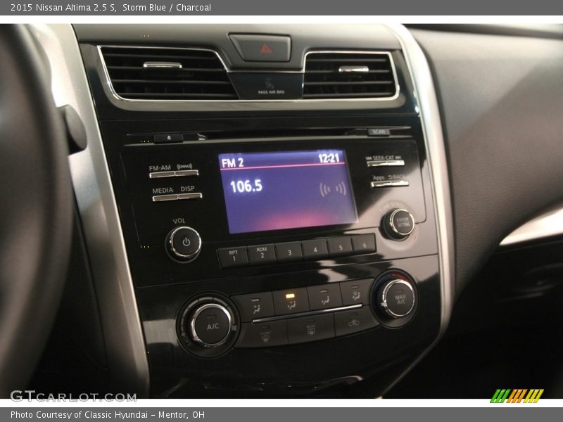 Storm Blue / Charcoal 2015 Nissan Altima 2.5 S