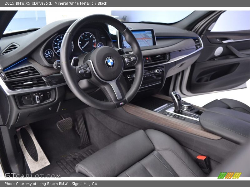 Mineral White Metallic / Black 2015 BMW X5 xDrive35d