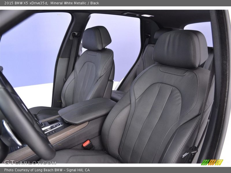 Mineral White Metallic / Black 2015 BMW X5 xDrive35d