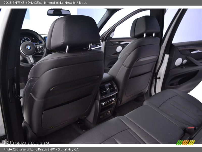Mineral White Metallic / Black 2015 BMW X5 xDrive35d