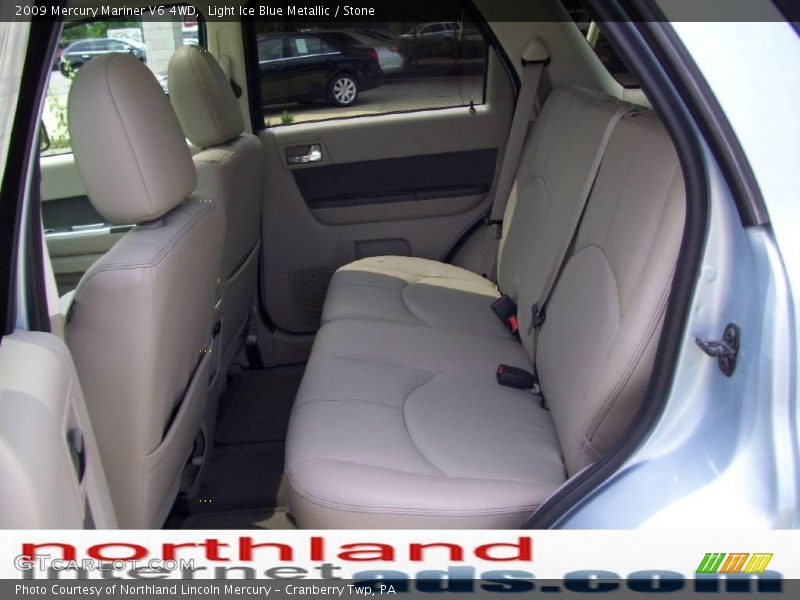 Light Ice Blue Metallic / Stone 2009 Mercury Mariner V6 4WD