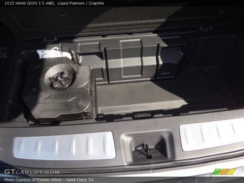 Liquid Platinum / Graphite 2015 Infiniti QX60 3.5 AWD