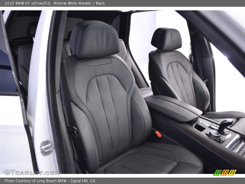 Mineral White Metallic / Black 2015 BMW X5 xDrive35d