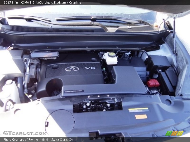 Liquid Platinum / Graphite 2015 Infiniti QX60 3.5 AWD