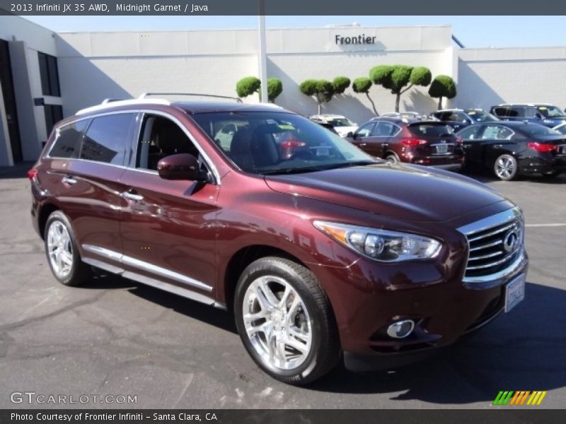 Midnight Garnet / Java 2013 Infiniti JX 35 AWD