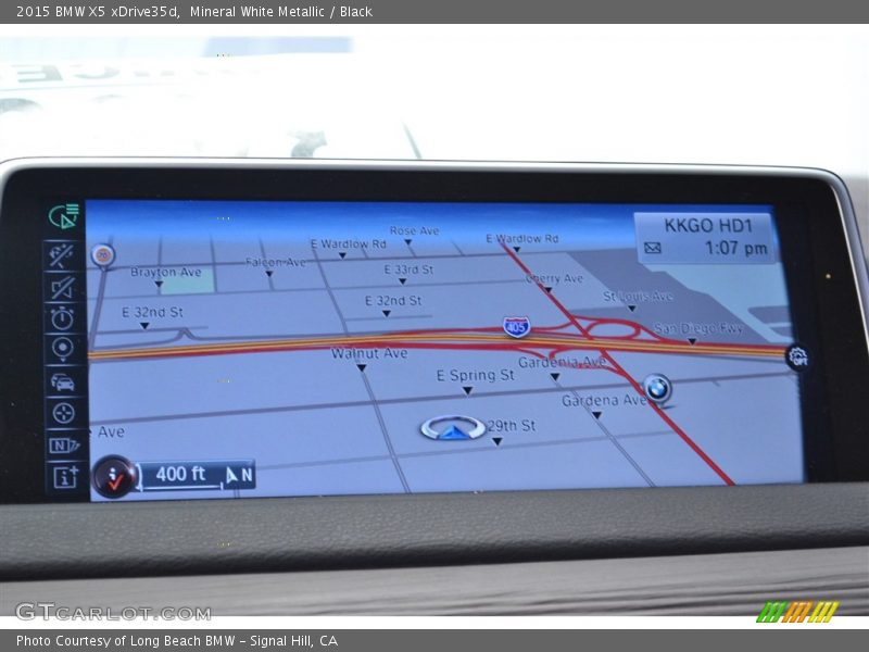Mineral White Metallic / Black 2015 BMW X5 xDrive35d