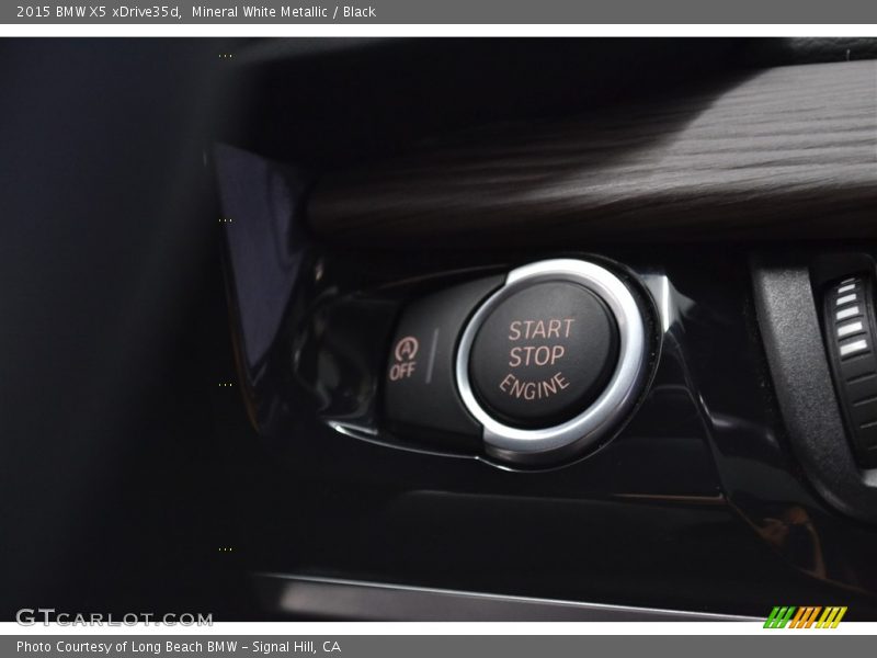Mineral White Metallic / Black 2015 BMW X5 xDrive35d