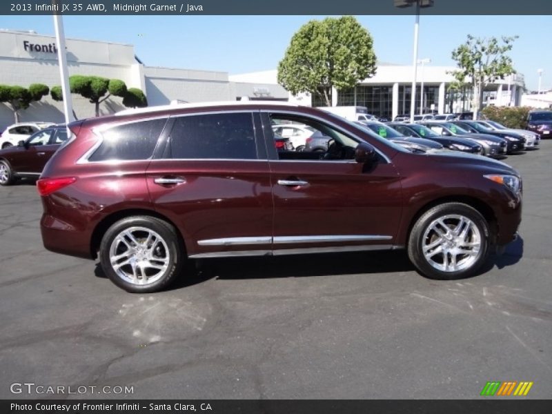 Midnight Garnet / Java 2013 Infiniti JX 35 AWD