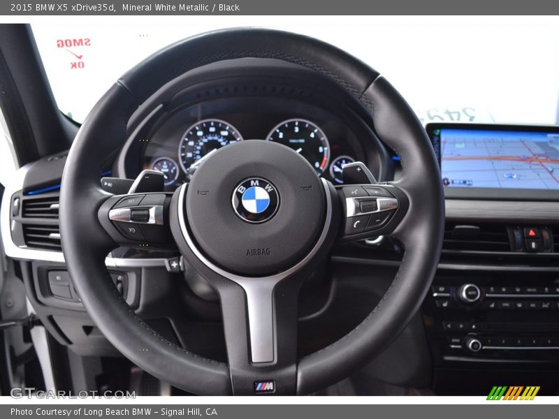 Mineral White Metallic / Black 2015 BMW X5 xDrive35d