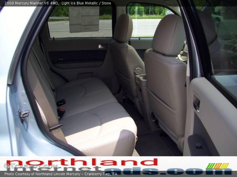 Light Ice Blue Metallic / Stone 2009 Mercury Mariner V6 4WD