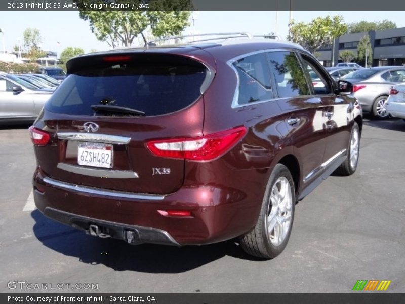 Midnight Garnet / Java 2013 Infiniti JX 35 AWD