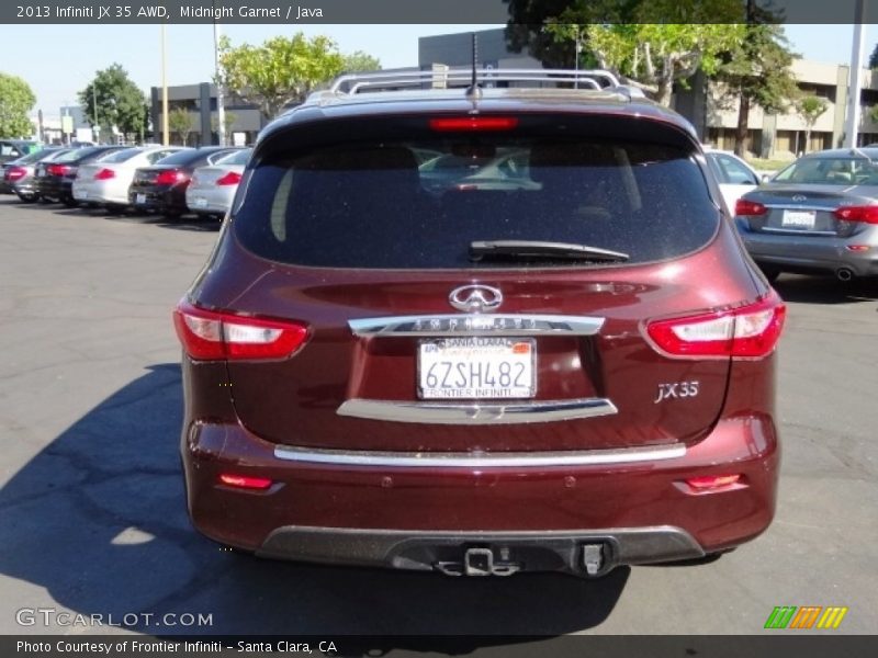 Midnight Garnet / Java 2013 Infiniti JX 35 AWD