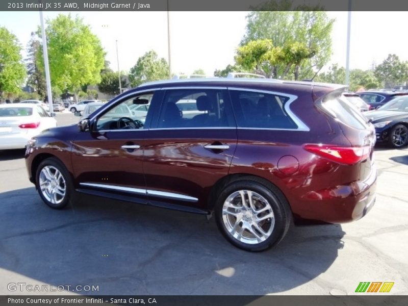 Midnight Garnet / Java 2013 Infiniti JX 35 AWD