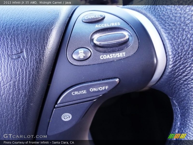 Midnight Garnet / Java 2013 Infiniti JX 35 AWD