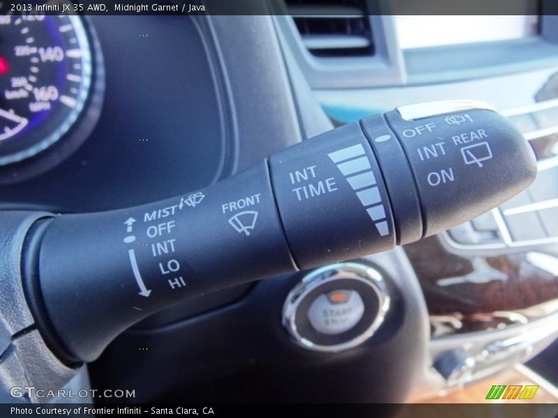 Midnight Garnet / Java 2013 Infiniti JX 35 AWD
