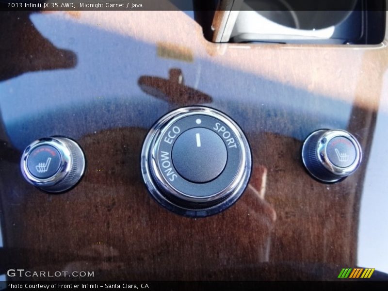 Midnight Garnet / Java 2013 Infiniti JX 35 AWD
