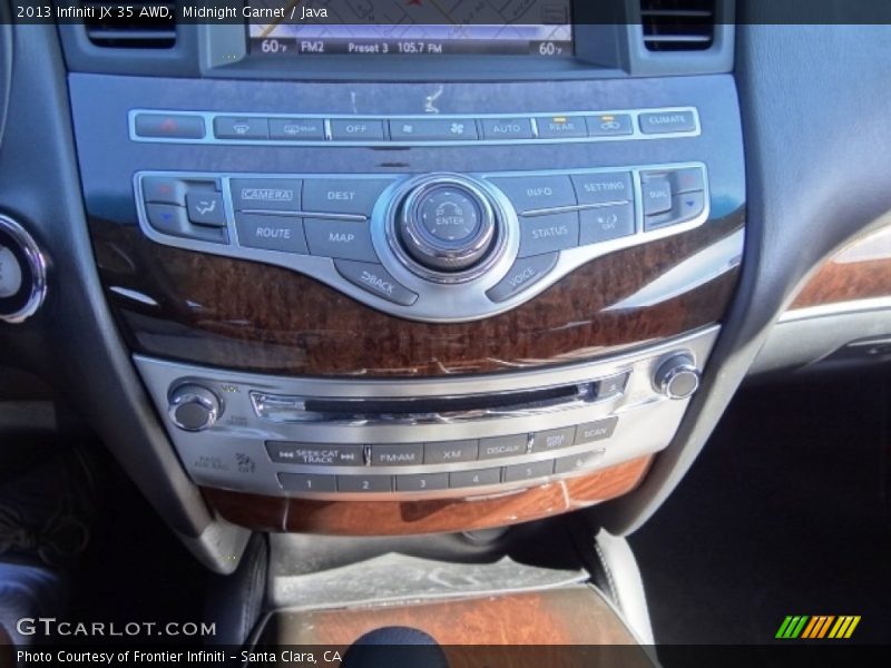 Midnight Garnet / Java 2013 Infiniti JX 35 AWD
