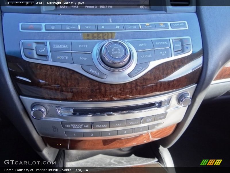 Midnight Garnet / Java 2013 Infiniti JX 35 AWD
