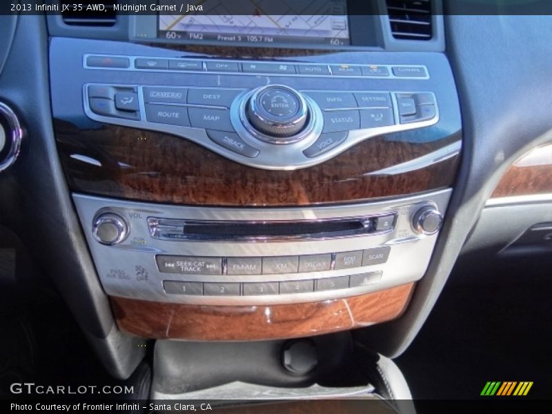 Midnight Garnet / Java 2013 Infiniti JX 35 AWD