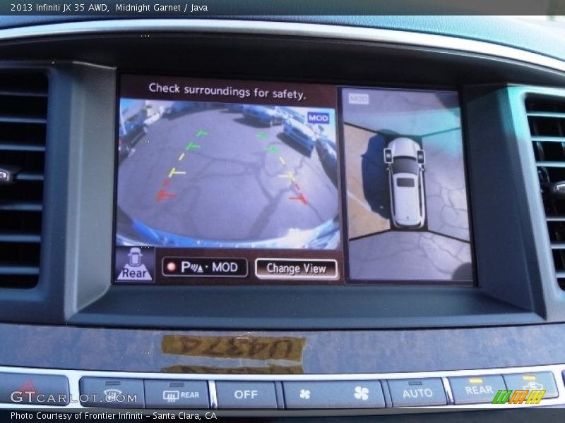 Midnight Garnet / Java 2013 Infiniti JX 35 AWD