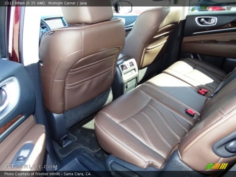 Midnight Garnet / Java 2013 Infiniti JX 35 AWD
