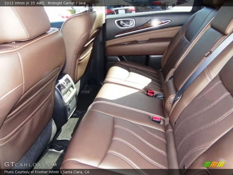 Midnight Garnet / Java 2013 Infiniti JX 35 AWD