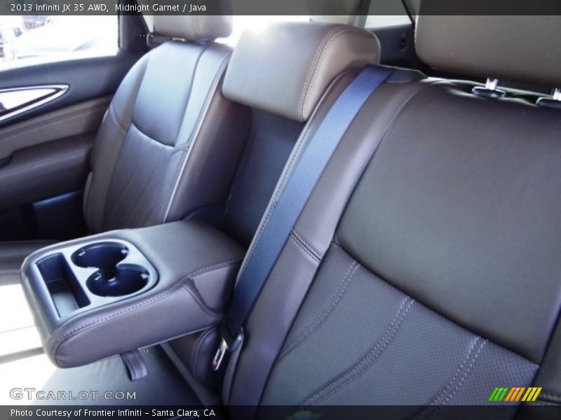 Midnight Garnet / Java 2013 Infiniti JX 35 AWD