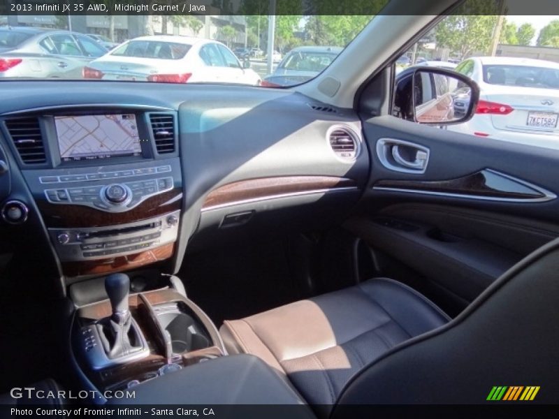 Midnight Garnet / Java 2013 Infiniti JX 35 AWD