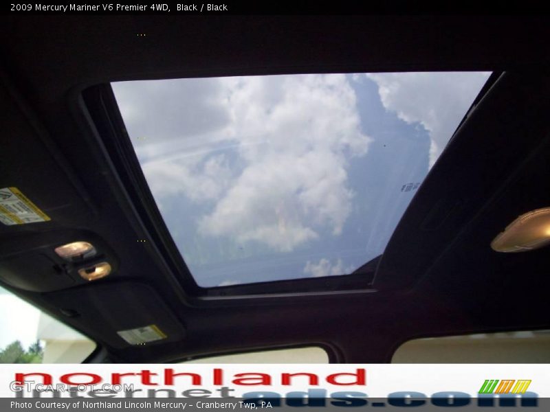 Black / Black 2009 Mercury Mariner V6 Premier 4WD