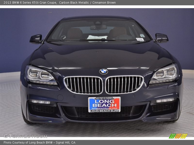 Carbon Black Metallic / Cinnamon Brown 2013 BMW 6 Series 650i Gran Coupe